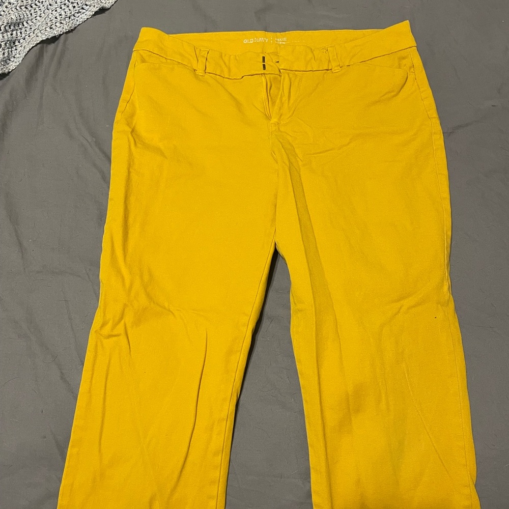 Yellow jeans